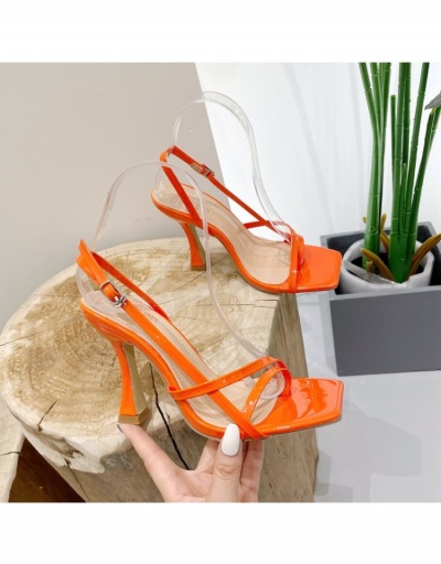 Replica Trendy Street Designer Square Toe Heeled Sandals  #798926 $37.18 USD for Wholesale