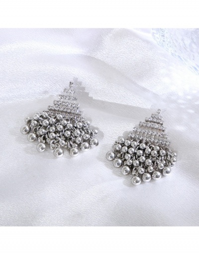 Replica  Hot Sale Geometric Hollowed-out Tassel Women's Earrings #798927 $8.50 USD for Wholesale