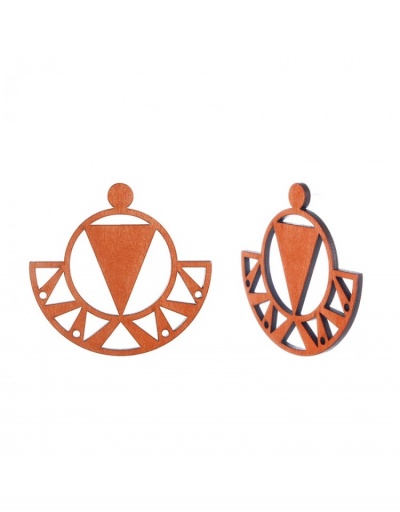 Replica  Retro Fashion  Geometric Solid Color National  Earrings #798935 $6.44 USD for Wholesale