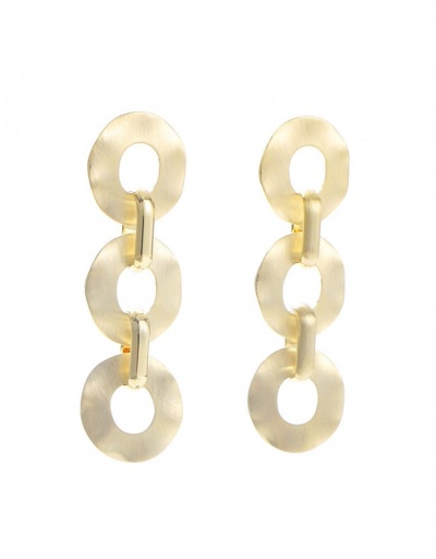 Replica  French Retro Women's Hollow Out Solid Color  Long Earrings #798937 $7.83 USD for Wholesale