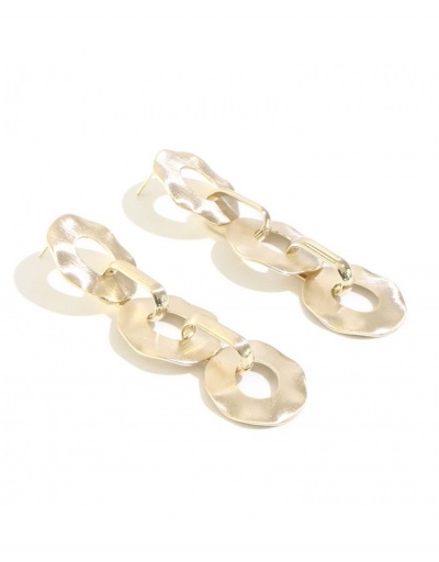 Replica  French Retro Women's Hollow Out Solid Color  Long Earrings #798937 $7.83 USD for Wholesale