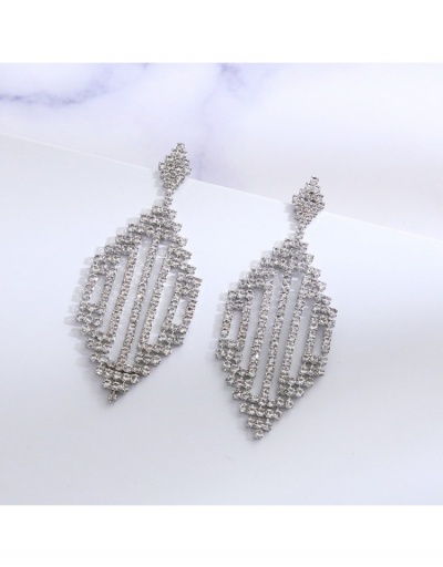 Replica  Korean Retro Hollowed-out Crystal Earrings #798939 $9.00 USD for Wholesale