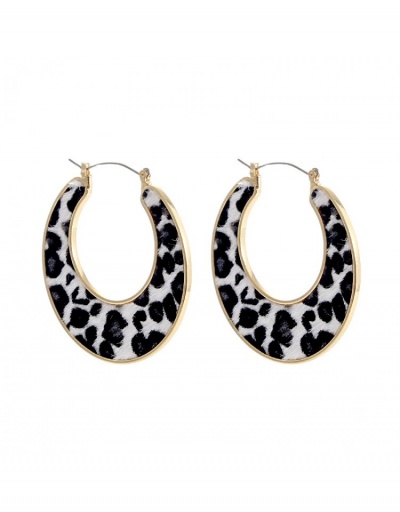 Replica  Fashion Simple Leopard Print Big Earring For Women #798941 $8.65 USD for Wholesale