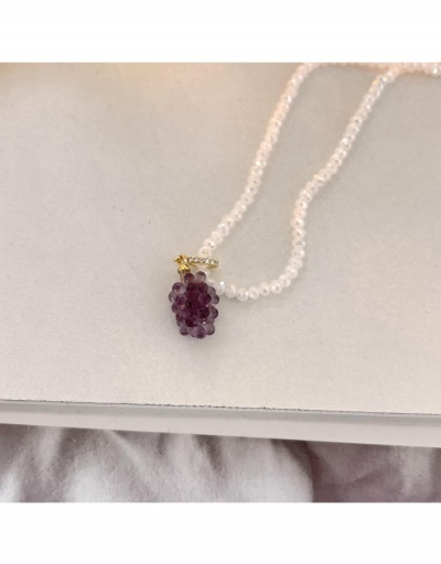 Replica  Forest Retro Style Grape Necklace #798951 $8.76 USD for Wholesale