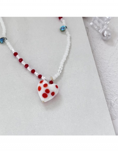 Fashion  Heart Polka Dots Pearl Necklace #798953 $9.31 USD, Wholesale Fashion Necklaces