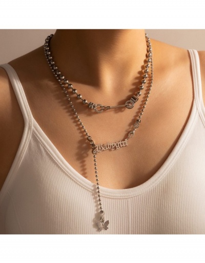  Hip-hop Style Multi-layer Necklace #798962 $4.91 USD, Wholesale Fashion Necklaces