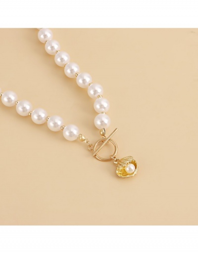 Replica New Style Design Faux Pearl Pendant Necklaces #798967 $4.47 USD for Wholesale