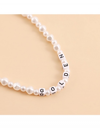 Replica Fashion Simple Faux Pearl Necklaces For Women #798972 $4.48 USD for Wholesale