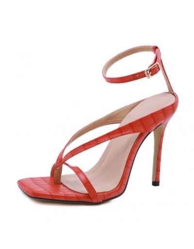 Replica  Fashion Square Toe Women's Stiletto Shoes #798973 $37.42 USD for Wholesale