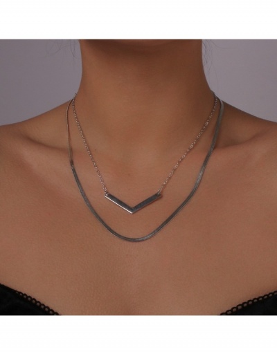 Women Stylish Personality Chain Necklace #798975 $5.72 USD, Wholesale Fashion Necklaces