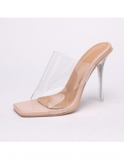 Replica  Patent Leather Square Toe Women's Slip On Heels #798991 $36.04 USD for Wholesale