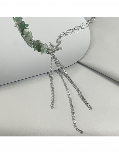 Replica Designer Chain Tassel Birds Necklace For Women #798994 $8.43 USD for Wholesale