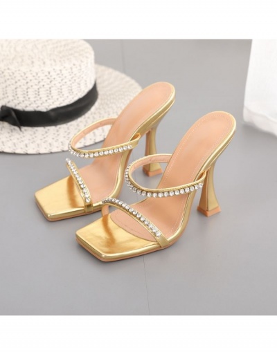 Replica  2022 Sexy Square Toe  Sandals Heels #799005 $40.63 USD for Wholesale