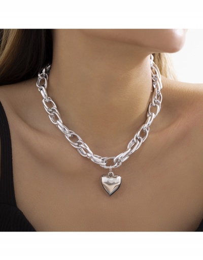 New Hollow Out Heart Pendant Necklace #799013 $7.45 USD, Wholesale Fashion Necklaces