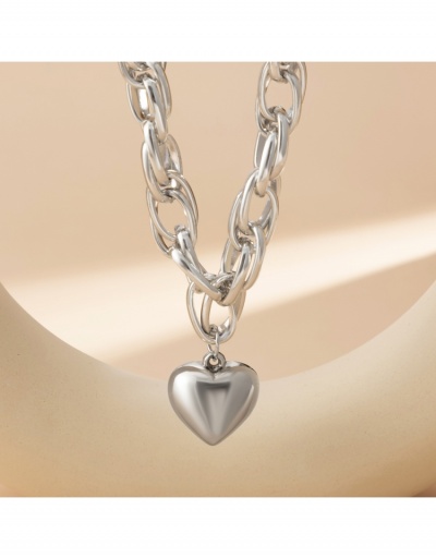 Replica New Hollow Out Heart Pendant Necklace #799013 $7.45 USD for Wholesale