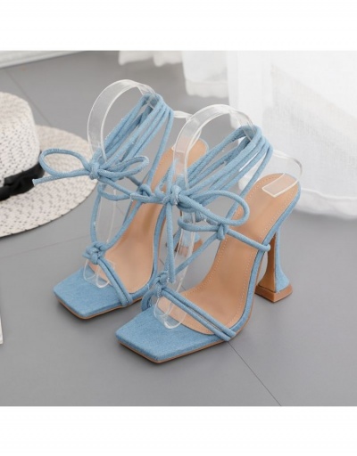 Replica Women Fashion Super High Ankle Strap Heels Sandals #799014 $40.04 USD for Wholesale