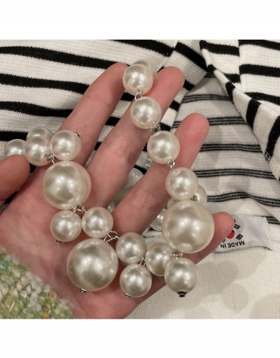 Replica  Fashion Irregular Faux Pearl Necklace For Women #799039 $8.15 USD for Wholesale