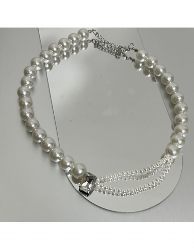 Replica  Fashion Personality Faux Pearl Short Clavicle Chain #799045 $7.83 USD for Wholesale