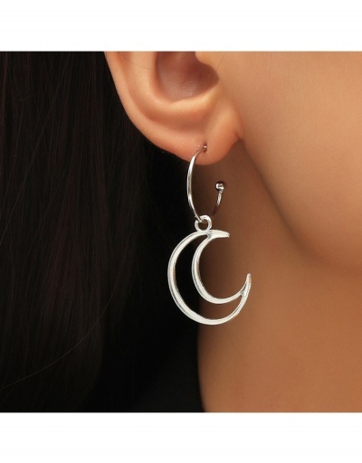 Chic Solid Crescent Pendant Earrings #799046 $4.65 USD, Wholesale Fashion Earrings