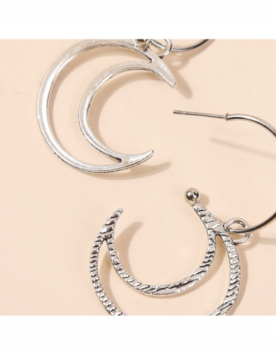 Replica Chic Solid Crescent Pendant Earrings #799046 $4.65 USD for Wholesale