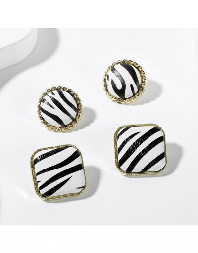 Chic Casual Geometric Printed Stud Earrings #799047 $7.18 USD, Wholesale Fashion Earrings