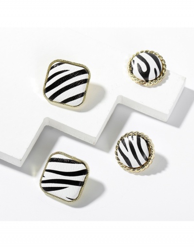 Replica Chic Casual Geometric Printed Stud Earrings #799047 $7.18 USD for Wholesale