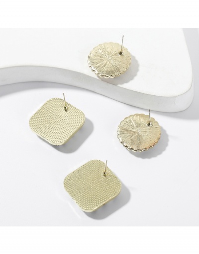 Replica Chic Casual Geometric Printed Stud Earrings #799047 $7.18 USD for Wholesale