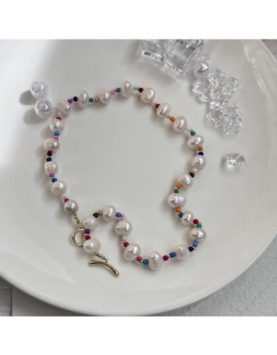 Replica  Ins Style Faux Pearl Beads Patch Necklace For Women #799049 $16.53 USD for Wholesale