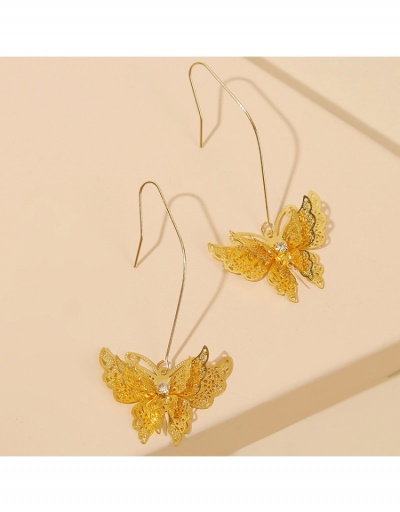 Replica Designer Ladies Butterfly Alloy Earrings #799050 $5.83 USD for Wholesale