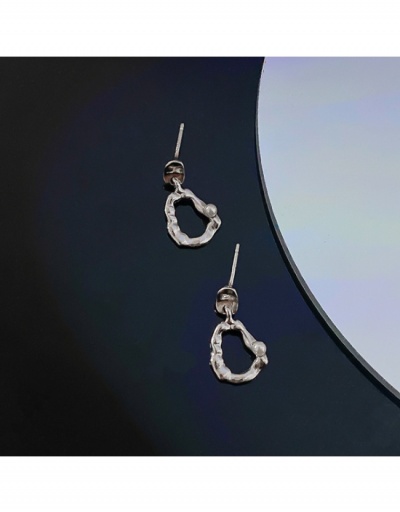 Replica  Metal Decor Faux Pearl Irregular Earrings #799056 $4.32 USD for Wholesale