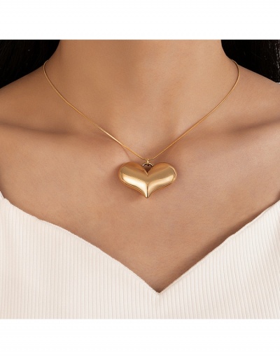 Latest Heart Pendant Necklace For Women #799060 $5.24 USD, Wholesale Fashion Necklaces