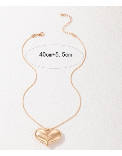 Replica Latest Heart Pendant Necklace For Women #799060 $5.24 USD for Wholesale