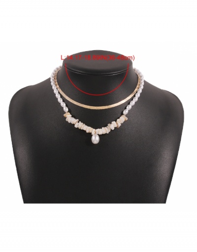 Replica Faux Pearl  Pendant Necklace Sets For Women #799062 $8.51 USD for Wholesale