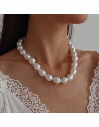 Vintage Ladies Faux Pearl  Necklace  #799064 $9.60 USD, Wholesale Fashion Necklaces