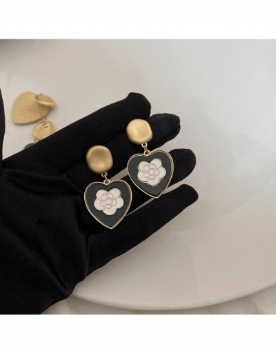 Replica  Fashion Heart Flower Pendant Earrings #799071 $11.10 USD for Wholesale