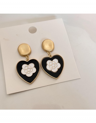 Replica  Fashion Heart Flower Pendant Earrings #799071 $11.10 USD for Wholesale