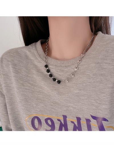 Replica  Luxury Fashion Heart Patchwork Collarbone Chain #799073 $6.63 USD for Wholesale