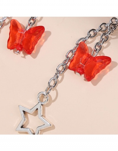 Replica  European Star Butterfly Hollow Out Design Earrings #799074 $4.93 USD for Wholesale