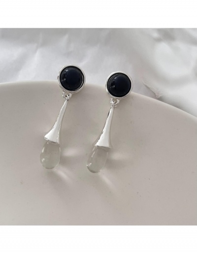 Replica  French Retro Transparent Water Drop Earrings #799079 $11.51 USD for Wholesale