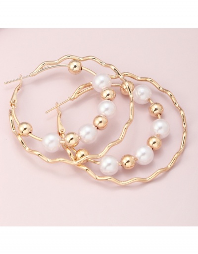 Replica Fashion Vintage Faux Pearl Earrings For Women #799081 $6.83 USD for Wholesale