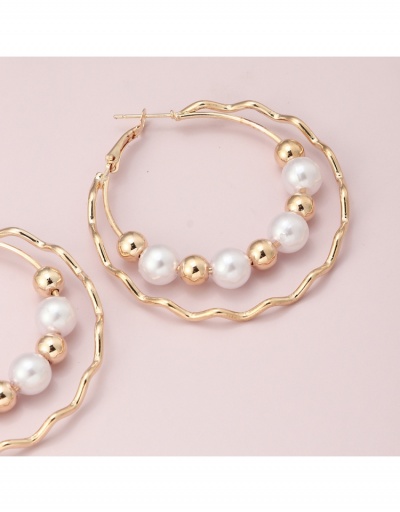 Replica Fashion Vintage Faux Pearl Earrings For Women #799081 $6.83 USD for Wholesale