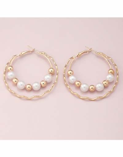 Replica Fashion Vintage Faux Pearl Earrings For Women #799081 $6.83 USD for Wholesale