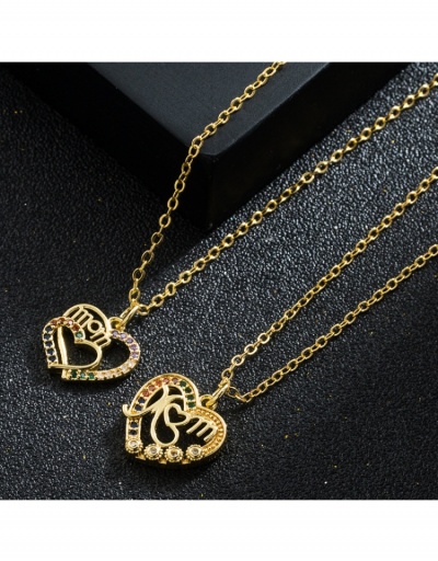 Replica  Fashion Hollowed Out Mother's Day Gift Necklace #799091 $8.91 USD for Wholesale