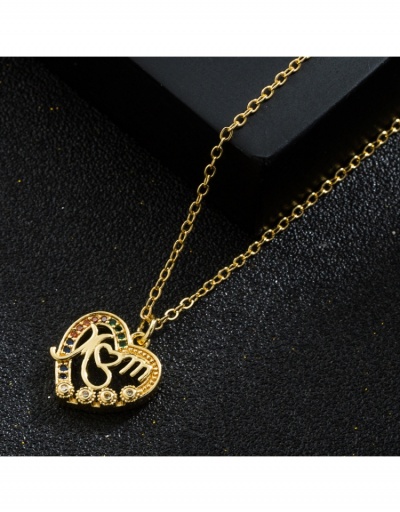 Replica  Fashion Hollowed Out Mother's Day Gift Necklace #799091 $8.91 USD for Wholesale