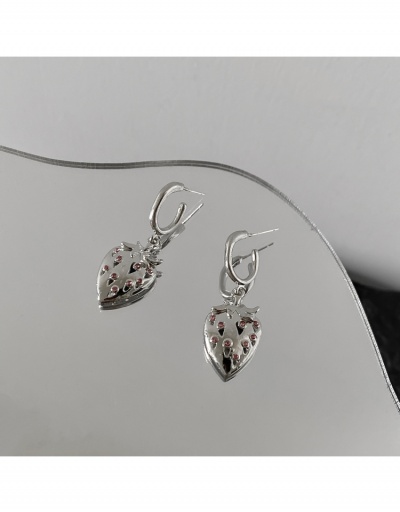 Lovely Strawberry Pendant Earrings For Women #799092 $4.59 USD, Wholesale Fashion Earrings