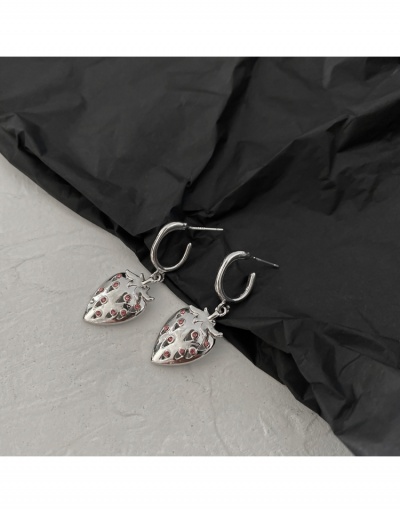 Replica Lovely Strawberry Pendant Earrings For Women #799092 $4.59 USD for Wholesale