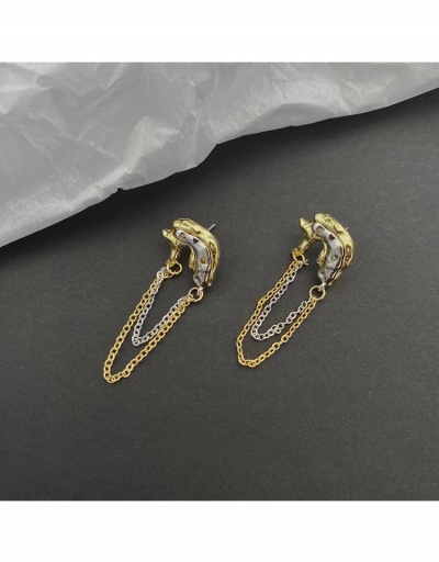 Replica Unique Stylish Chain Tassel Earrings #799106 $5.01 USD for Wholesale