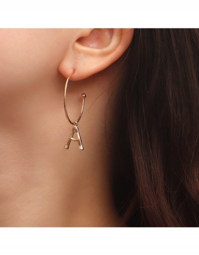 Stylish  Vintage Letter Earrings For Women #799128 $3.73 USD, Wholesale Fashion Earrings