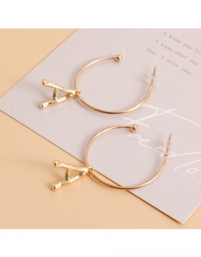 Replica Stylish  Vintage Letter Earrings For Women #799128 $3.73 USD for Wholesale