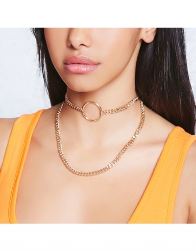  Fashion Circle Accessories Women's Collarbone Chain #799134 $4.87 USD, Wholesale Fashion Necklaces